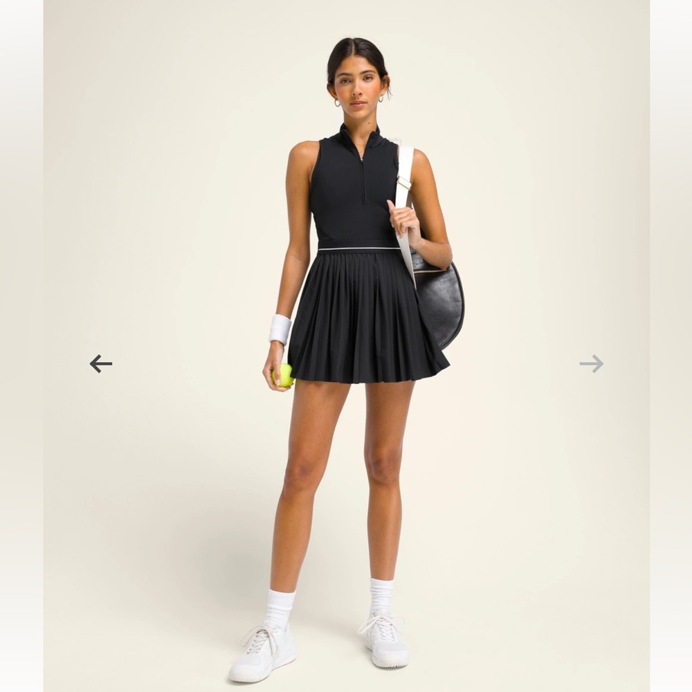 Wilson Winning Tennis Dress & Tennis Ball Short Set Black SzM